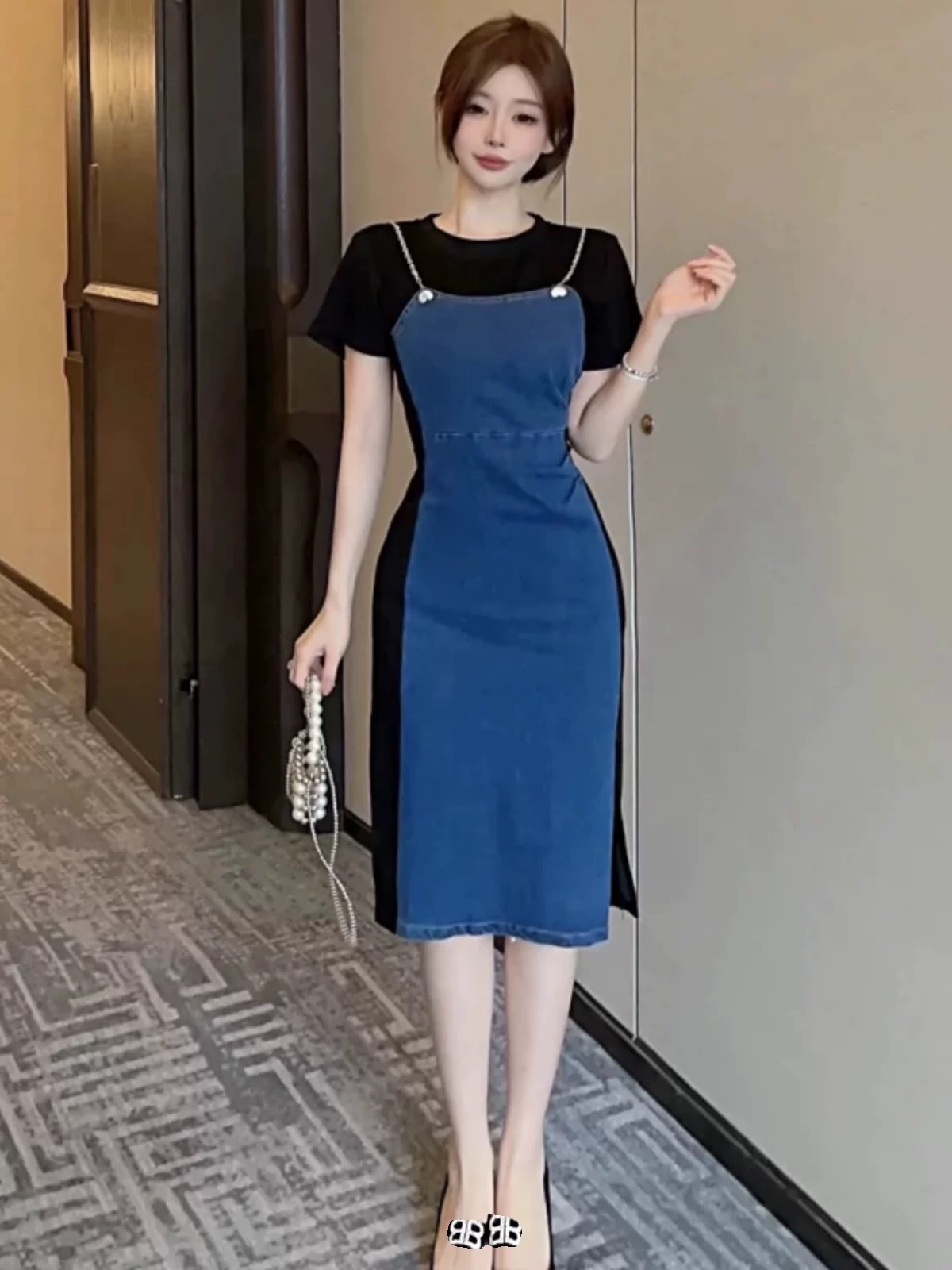Reminder denim dress DBC56 images